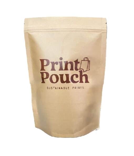 Custom Printed Kraft Textured Standup Pouches