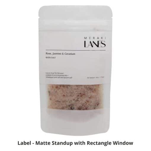 Custom Printed Standup Pouches With Window